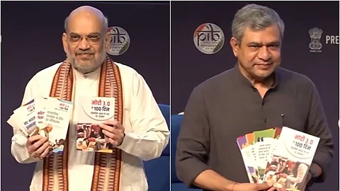 மத்திய அமைச்சர்கள் அமித் ஷா, அஷ்வினி வைஷ்ணவ்