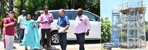 ரூ.17 கோடி வளா்ச்சிப் பணிகள்: கண்காணிப்பு அலுவலா் ஆய்வு