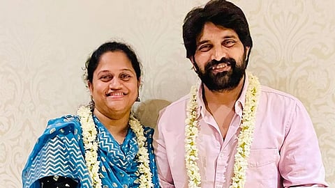 ஜானி மாஸ்டர் உடன் அவரது மனைவி ஆயிஷா.