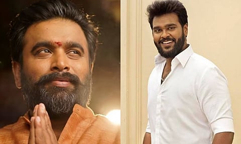 நடிகர்கள் சசிகுமார், சண்முக பாண்டியன்.