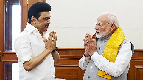 முதல்வர் ஸ்டாலின்- பிரதமர் மோடி