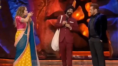 பிக் பாஸ் நிகழ்ச்சியில் சல்மான் கானுடன் நடிகை ஸ்ருதிகா
