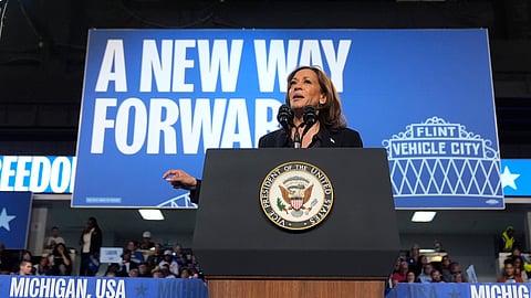 ரஷிய அதிபருடன் பேச்சுவார்த்தைக்கு இடமில்லை  -கமலா ஹாரிஸ் திட்டவட்டம்!