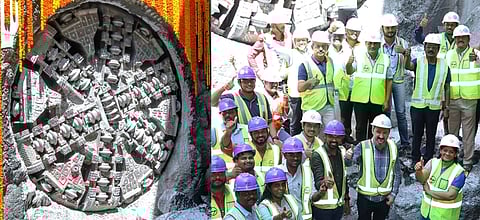 மெட்ரோ ரயில் புதிய வழித்தடம்: சுரங்கப்பாதை பணி நிறைவு!