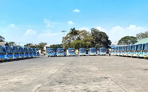 புதிய பிஎஸ்-6 பேருந்துகள்.