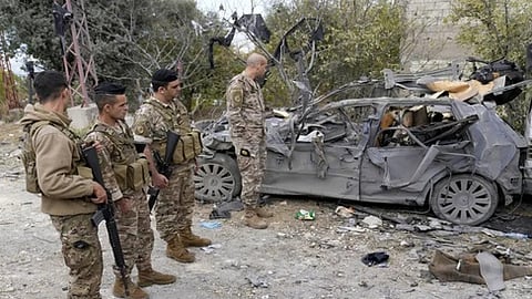 இஸ்ரேல் தாக்குதலில் 3 லெபனான் ராணுவத்தினா் உயிரிழப்பு