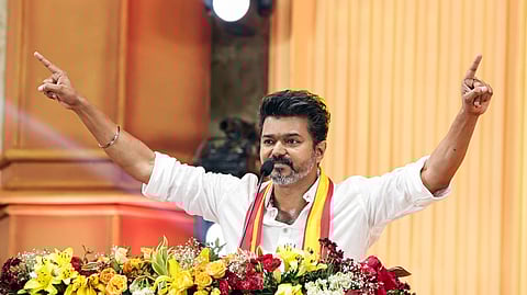 தவெக தலைவர் விஜய்