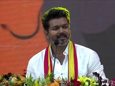 தவெக தலைவர் விஜய்