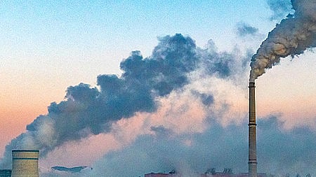 கரியமில வாயு உமிழ்வு.