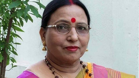 நாட்டுப்புற பாடகி ஷார்தா சின்ஹா.
