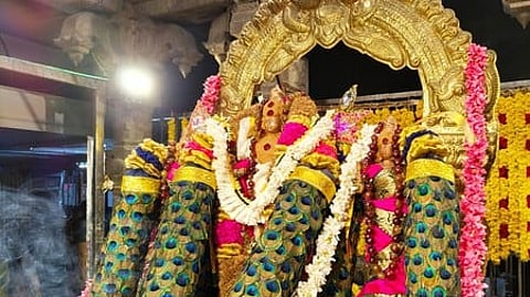 திருச்செந்தூா் கந்த சஷ்டி விழா 4ஆம் நாள்: சுவாமி ஜெயந்திநாதருக்கு 18 ஆண்டுகளுக்குப் பிறகு வைர வேல்