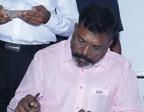 விசிக தலைவர் தொல்.திருமாவளவன்