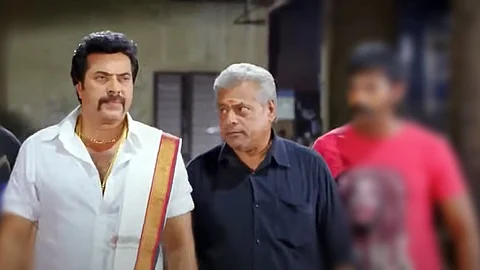 மம்மூட்டியுடன் டெல்லி கணேஷ்