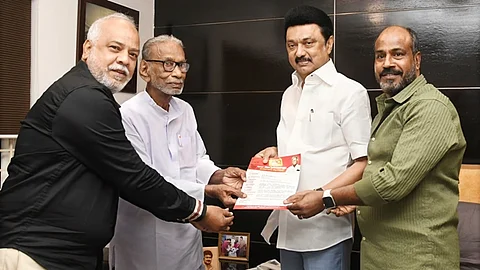 நல்லகண்ணு நூற்றாண்டு விழா: முதல்வர் மு.க. ஸ்டாலினுக்கு அழைப்பு விடுத்த பழ. நெடுமாறன்