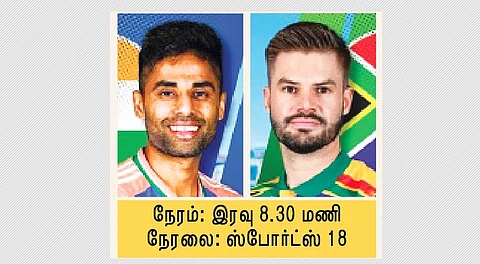 இன்று 3-ஆவது டி20 ஆட்டம்: இந்தியா - தெ. ஆப்பிரிக்கா மோதல்