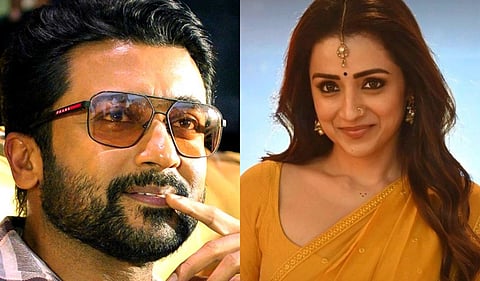 சூர்யா, த்ரிஷா.