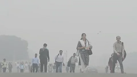தில்லியில் ஏற்பட்டுள்ள காற்றுமாசுபாடு