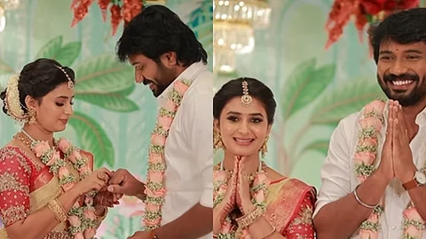 நடிகர் வெற்றி வசந்த் - வைஷ்ணவி