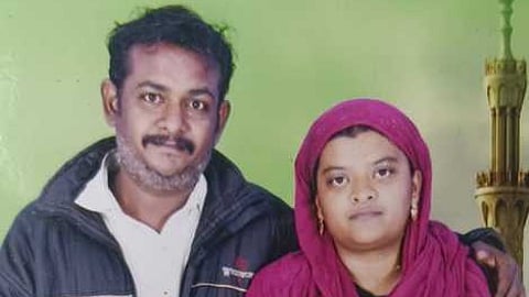 விபத்தில் உயிரிழந்த முகமது கஸ்ஸாலி, நூருல் பாத்திமா.