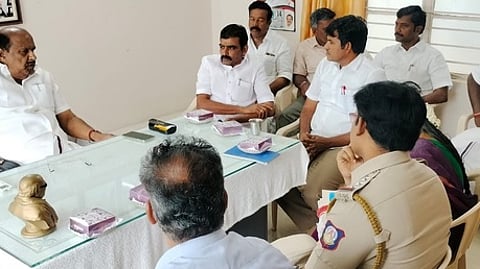 புதிய பேருந்து நிலைய கட்டுமானப் பணி குறித்த ஆலோசனைக் கூட்டம்