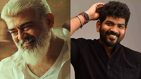 நடிகர் அஜித், இயக்குநர் விக்னேஷ் சிவன்.