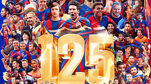 125ஆவது ஆண்டில் பார்சிலோனா எஃப்சி.