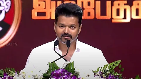 தவெக தலைவர் விஜய்