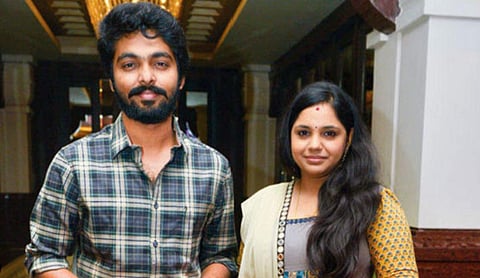 'என் ஆயுள் ரேகை நீயடி...’ சைந்தவியுடன் இணைந்து பாடிய ஜி. வி. பிரகாஷ்!