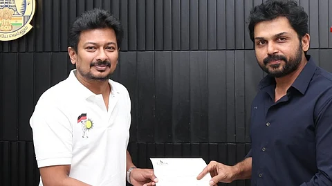 ஃபென்ஜால் புயல் பாதிப்பு: நடிகர் கார்த்தி நிவாரணம் வழங்கல்!