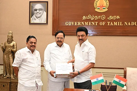முதல்வர் ஸ்டாலின்-அமைச்சர் துரைமுருகன்.