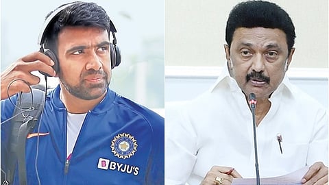 ரவிச்சந்திரன் அஸ்வின் / மு.க. ஸ்டாலின்