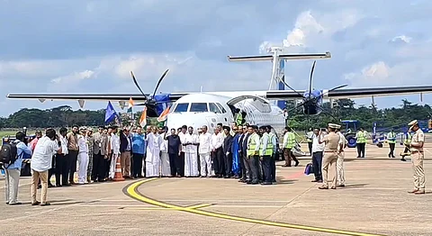 மீண்டும் தொடங்கிய விமானச் சேவை.