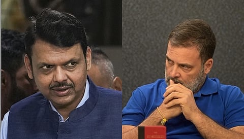 தேவேந்திர ஃபட்னவீஸ் - ராகுல் காந்தி
