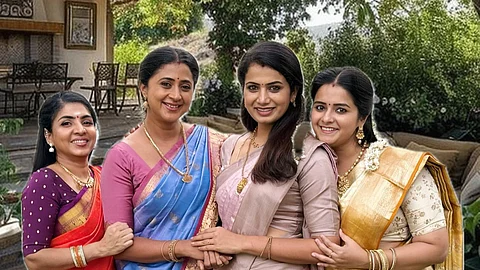 எதிரீச்சல் 2 தொடரின் நாயகிகள்...
