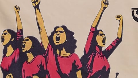 பெண் மருத்துவர் மரணத்துக்கு நீதி வேண்டி ஏந்தப்பட்ட பதாகை