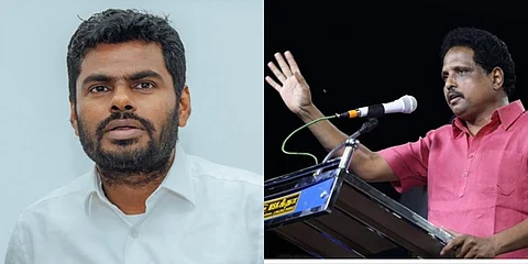 பாஜக மாநிலத் தலைவர் அண்ணாமலை - மதுரை மக்களவைத் தொகுதி உறுப்பினர் சு. வெங்கடேசன்