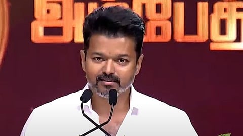 தவெக தலைவர் விஜய்