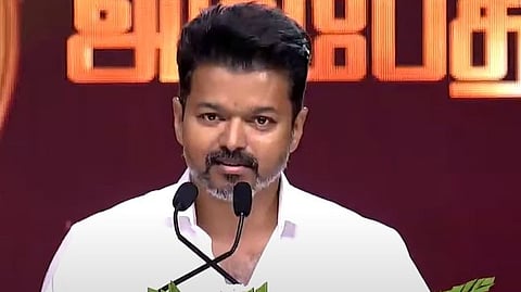 தவெக தலைவர் விஜய்