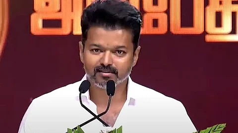தவெக தலைவர் விஜய்