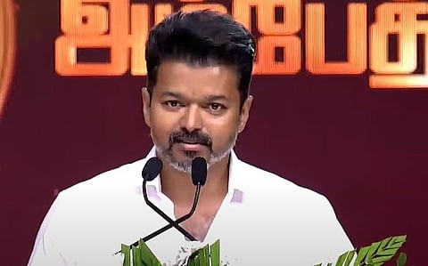 தவெக தலைவர் விஜய்