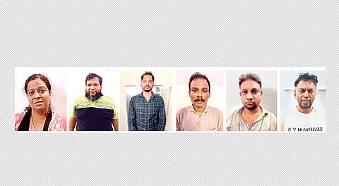 போதைப் பொருள் வழக்கில் கைதானவா்கள்