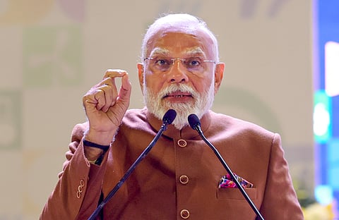நிகழ்வில் பேசிய பிரதமர் நரேந்திர மோடி