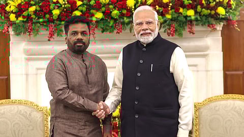இலங்கை அதிபர் அநுரகுமர திசநாயக்கவுடன் பிரதமர் மோடி