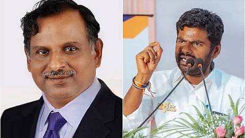 இஸ்ரோ தலைவர் நாராயணன், பாஜக மாநிலத் தலைவர் அண்ணாமலை