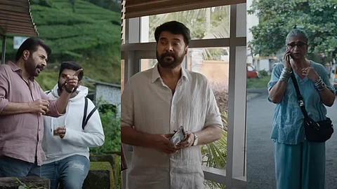 மம்மூட்டியின் டிரைலர் பட காட்சிகள்.