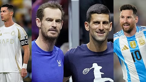 ரொனால்டோ, முர்ரே - ஜோகோவிச், மெஸ்ஸி.