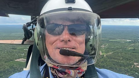 பலியான விமானி மார்க் கிறிஸ்டி