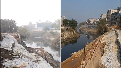 பராமரிப்பின்றி கிடக்கும் கால்வாய்