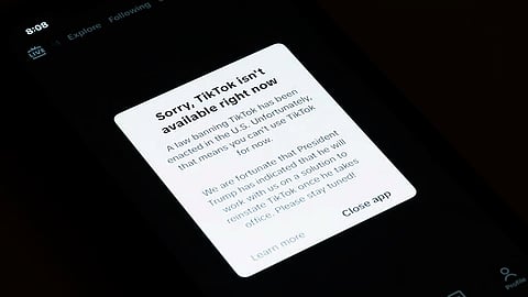 அமெரிக்காவில் டிக் டாக் சேவை நிறுத்தம்!