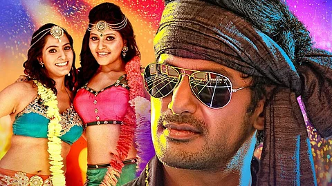 மதகஜராஜா போஸ்டர்.